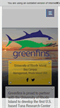 Mobile Screenshot of greenfins.com